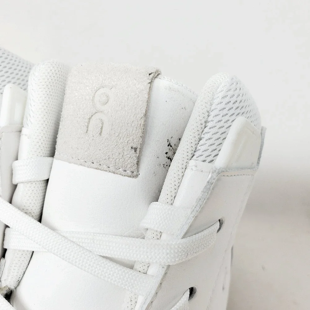 On The Roger Clubhouse Mid Shoes Mens 10.5 White Sneaker Casual Tennis Court
